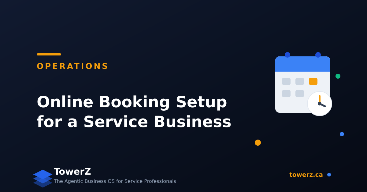 How to set up online booking that protects your schedule: services and durations, buffers, availability rules, deposits, and the settings most owners get wrong.